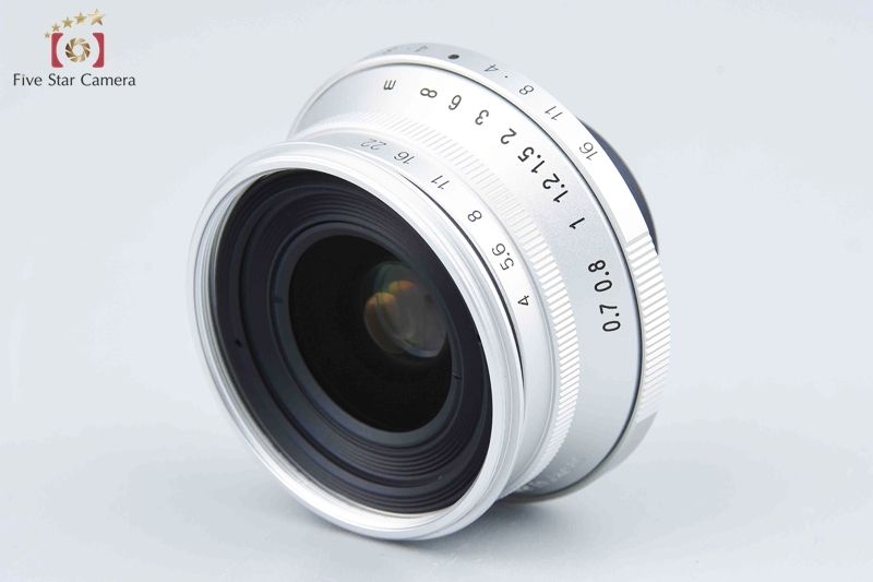 【中古】Voigtlander フォクトレンダー SNAPSHOT-SKOPAR 25mm f/4 MC シルバー L39 ライカスクリューマウント + 25mm ビューファインダー_画像3