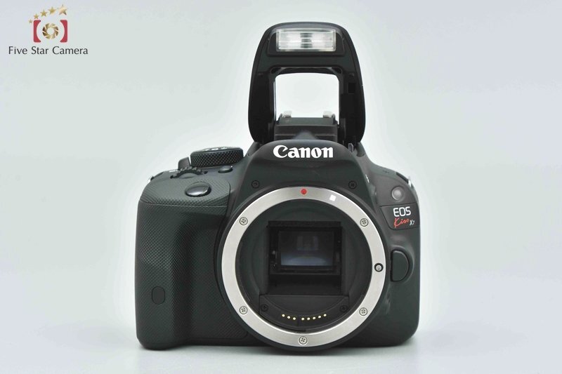 １円出品 Canon キヤノン EOS Kiss X7 ダブルズームキット ブラック シャッター回数僅少【オークション開催中】_画像4