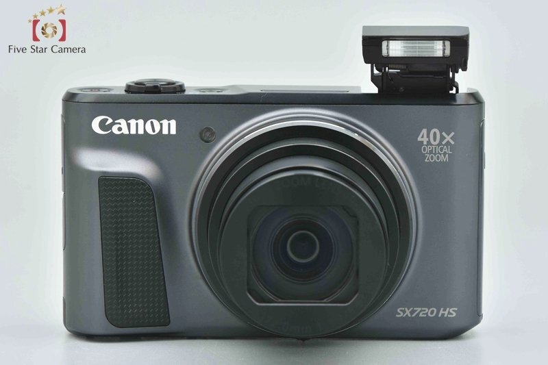 １円出品 Canon キヤノン PowerShot SX720 HS ブラック コンパクトデジタルカメラ【オークション開催中】_画像4