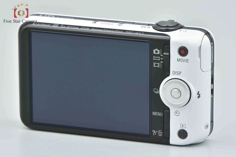 １円出品 SONY ソニー Cyber-shot DSC-WX7 ホワイト デジタルスチルカメラ【オークション開催中】_画像3