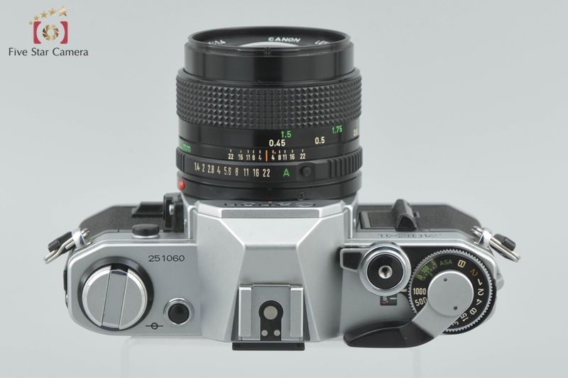 【中古】Canon キヤノン AE-1 シルバー + New FD 50mm f/1.4_画像8