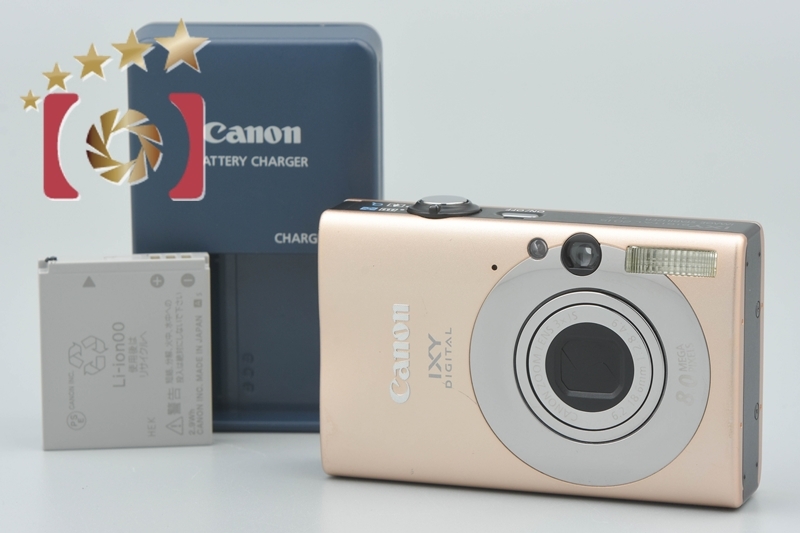 【中古】Canon キヤノン IXY Digital 20 IS キャメル コンパクトデジタルカメラ_画像1
