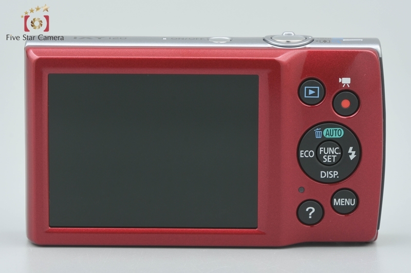 【中古】Canon キヤノン IXY 120 レッド コンパクトデジタルカメラ 元箱付き_画像5