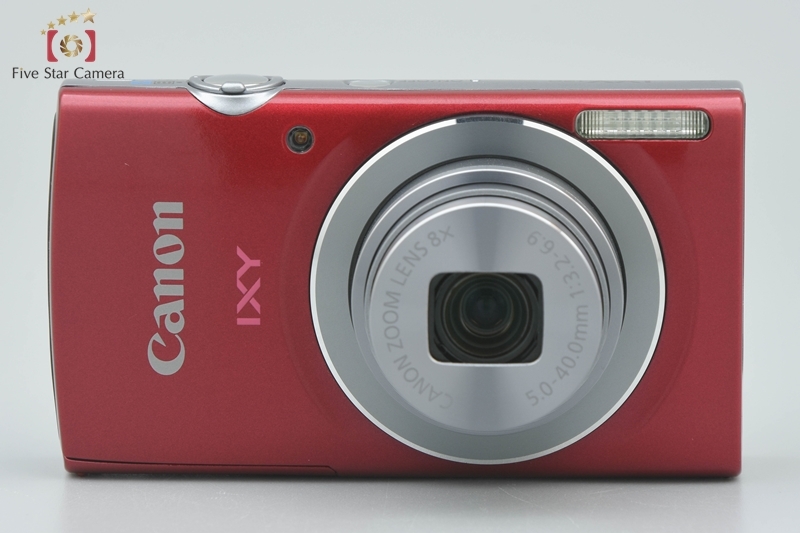 【中古】Canon キヤノン IXY 120 レッド コンパクトデジタルカメラ 元箱付き_画像4