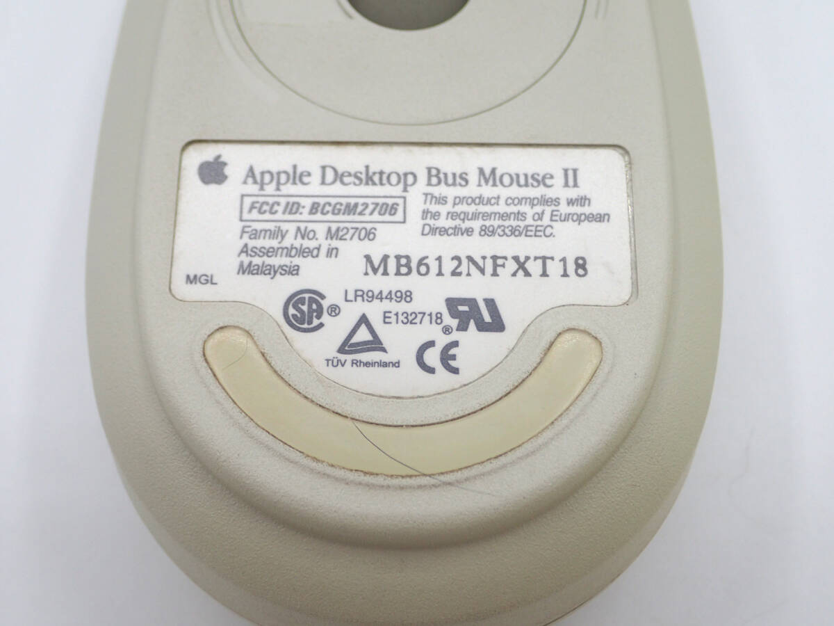 アップル　マウス　オールドMAC　appleDesktopBusMouseⅡ　中古品_画像2