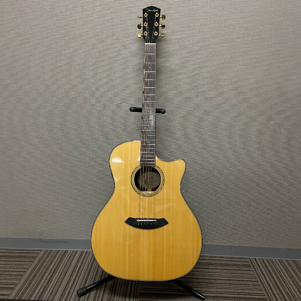 【80】☆１円～ Fender フェンダー GA-45SCE Natural アコギ エレアコ ギター 現状品 中古品 収集家放出品_画像2
