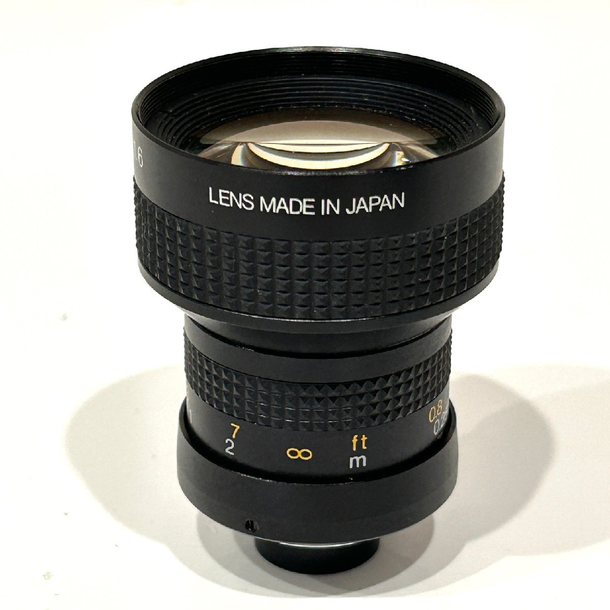 【77】1円～ TV LENS レンズ 8㎜ 1：1.6 用途不明 動作未確認 ジャンク品_画像3