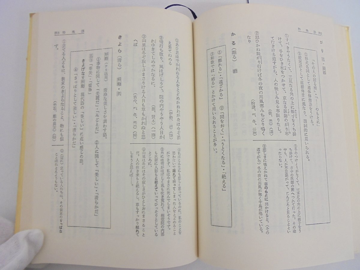 【86】1円～文例明解 古文重要単語 改訂版 橋本武著 日栄社 昭和50年2月発行 焼け 汚れ有り_画像6