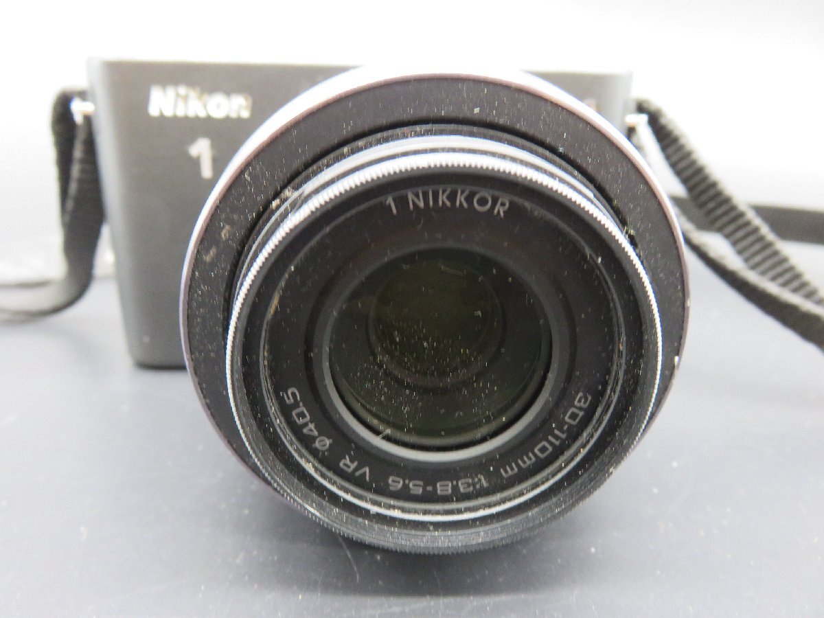 【80】1円～ ジャンク品 Nikon ニコン 1 J1 1 NIKKOR 30-110mm 1:3.8-5.6 VR ミラーレス 動作未確認 現状品_画像2