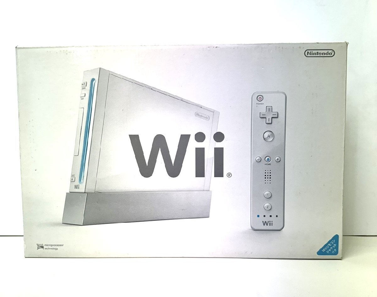 【86】1円～ 中古品 Wii Nintendo 任天堂 Wii 本体 通電・動作未確認 ジャンク品_画像1