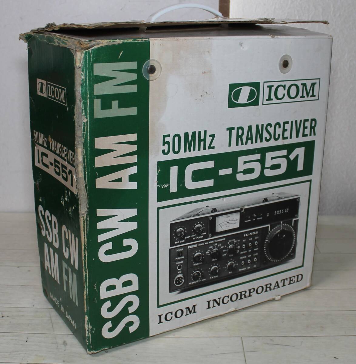 ICOM アイコム 50MHz トランシーバー IC-551 ジャンク 【W31】の画像2