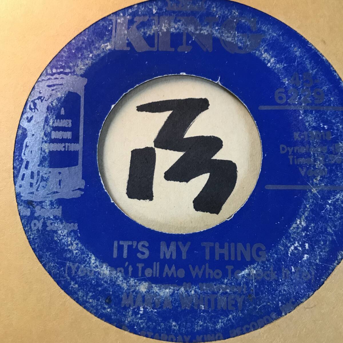 試聴 MARVA WHITNEY IT’S MY THING VG++ SOUNDS EX の画像1