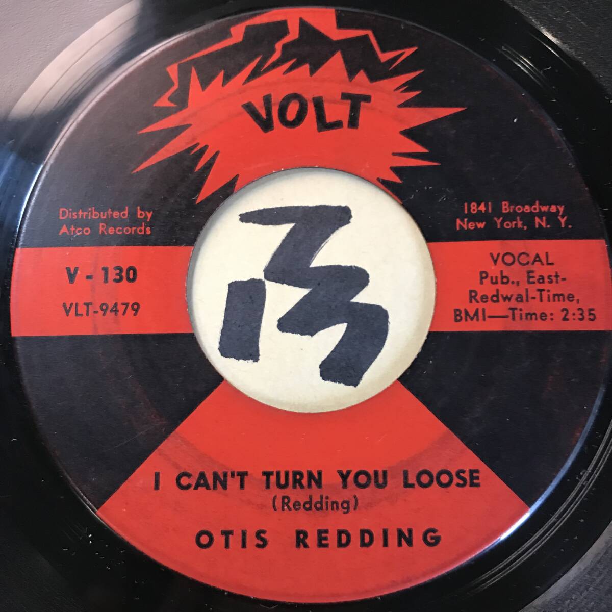 試聴 OTIS REDDING I CAN’T TURN YOU LOOSE 両面EX バックはブッカーT＆MG'S MAR-KEYS_画像1