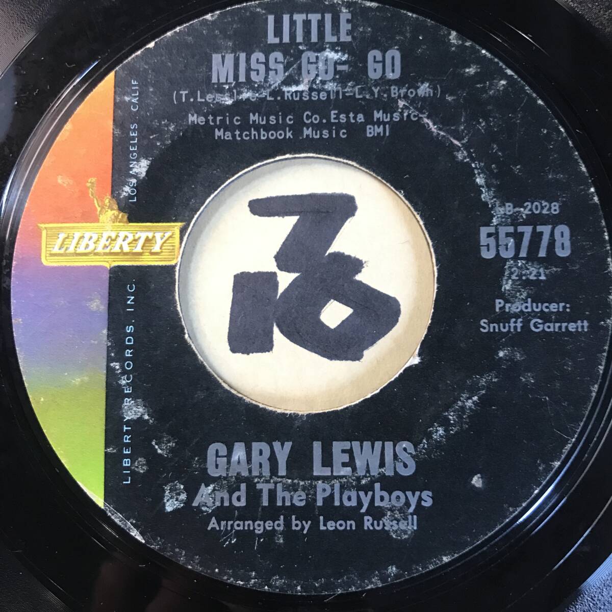 試聴 GARY LEWIS AND THE PLAYBOYS LITTLE MISS GO-GO / COUNT ME IN 両面EX _画像1