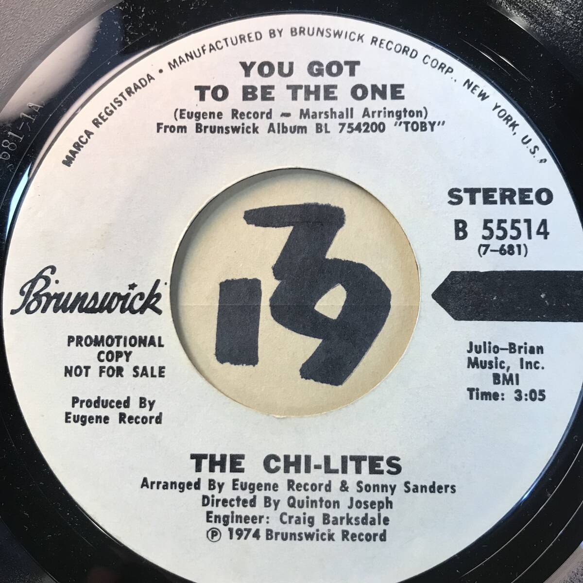  прослушивание звезда пустой душа THE CHI-LITES YOU GOT TO BE THE ONE NM