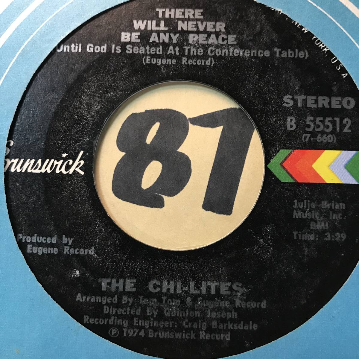 試聴 新品 シャイ・ライツを聴こう THE CHI-LITES TOO GOOD TO BEFORGOTTEN / THERE WILL NEVER BE ANY PLACE _画像2