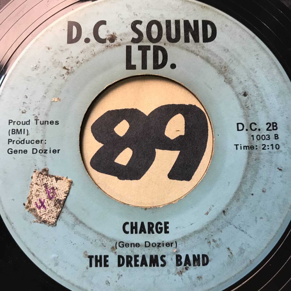 試聴 THE DREAMS BAND CHARGE VG++/ THE DREAMS (THEY CALL ME) JESSIE JAMES VG+ _画像1