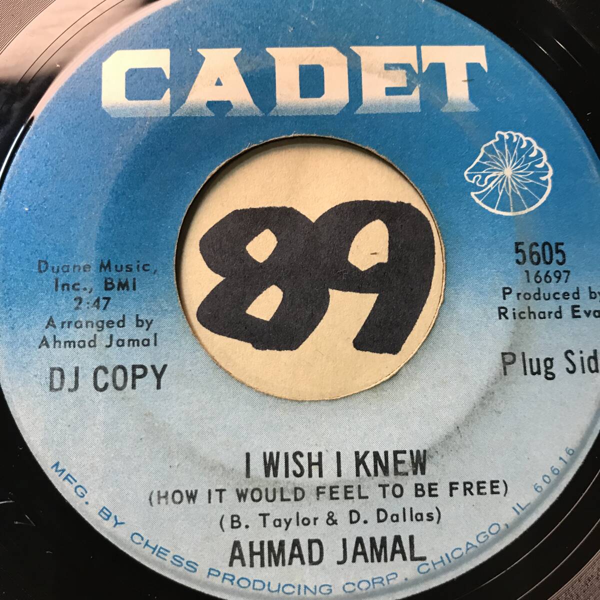 試聴 ソフトロック/ゴスペルそしてソウル・ジャズをクロスオーヴァー AHMAD JAMAL WILD IS THE WIND / I WISH I KNEW 両面VG++ SOUNDS EX _画像2