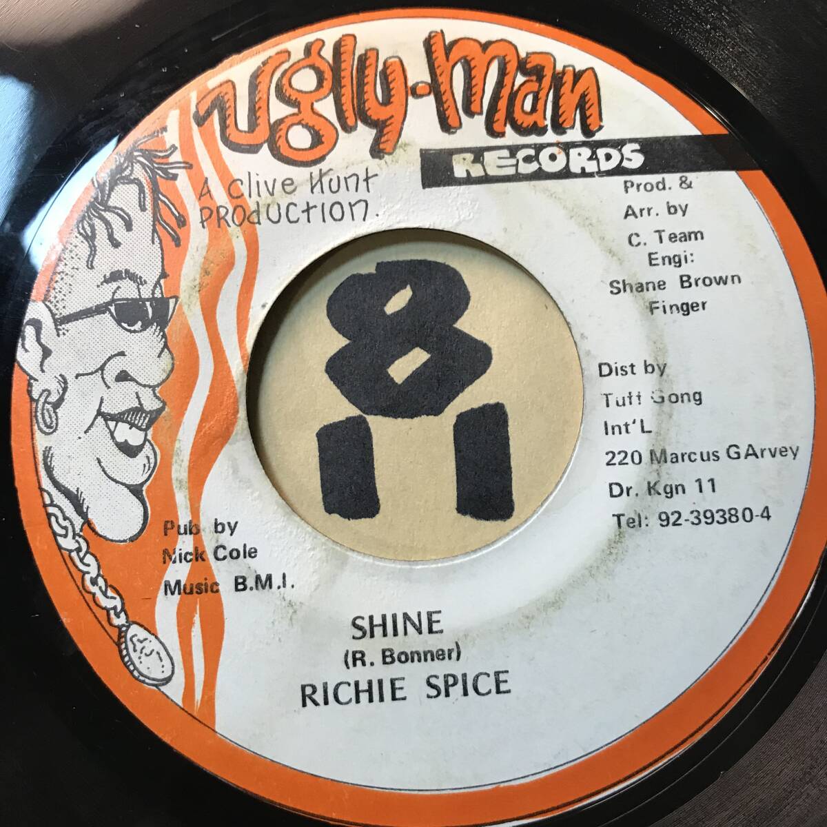 試聴 RICHIE SPICE SHINE / VERSION 両面NM _画像1