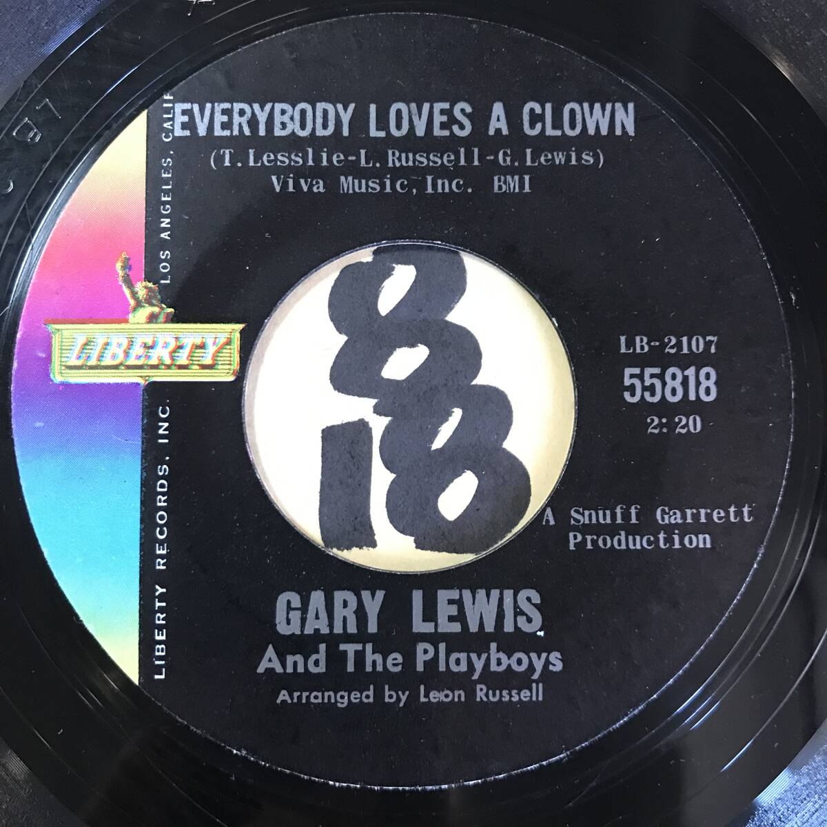  audition GARY LEWIS AND THE PLAYBOYS EVERYBODY LOVES A CLOWN both sides NM