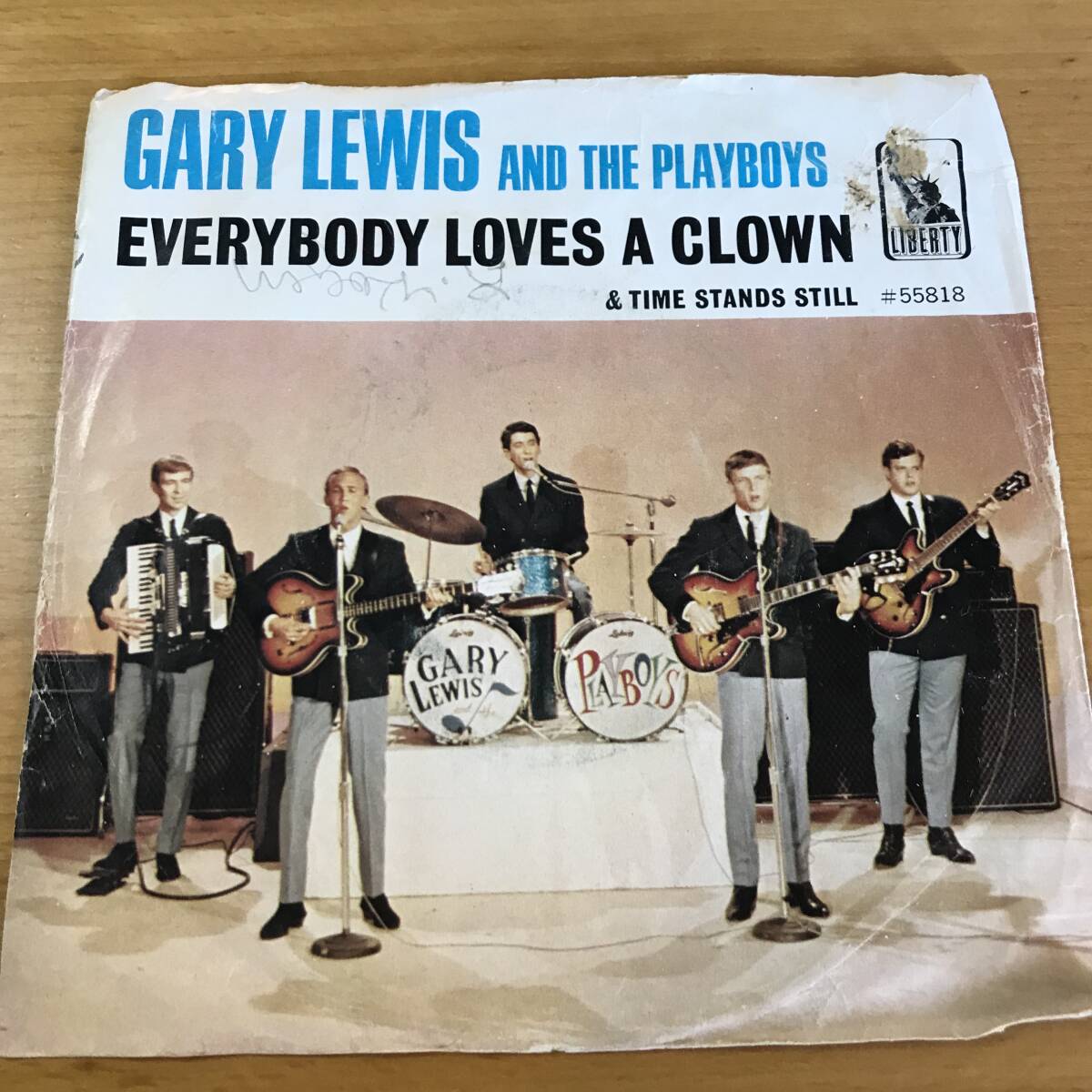 試聴 GARY LEWIS AND THE PLAYBOYS EVERYBODY LOVES A CLOWN 両面NM _画像1
