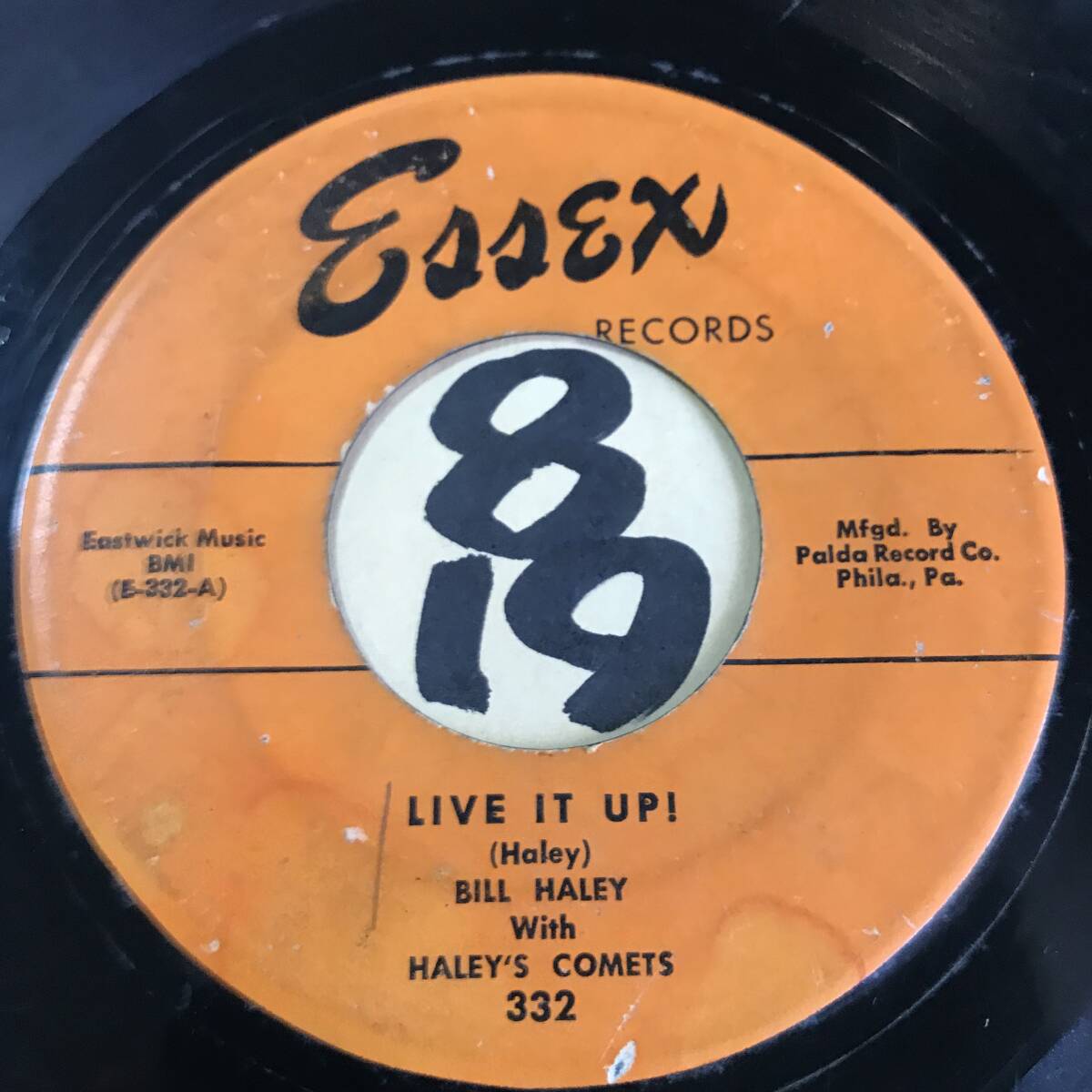  audition BILL HALEY WITH HALEY*S COMETS LIVE IT UP! both sides G scratch great number 