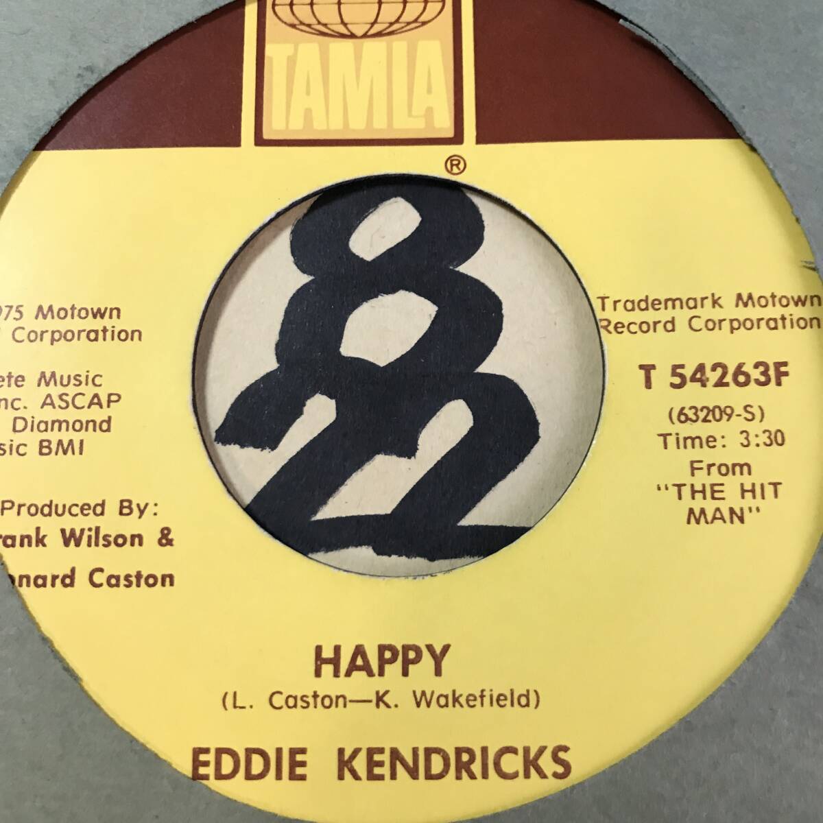 試聴 EDDIE KENDRICKS HAPPY 両面NM _画像1