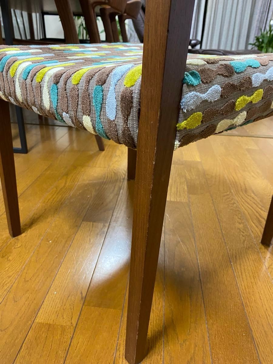 柏木工ウォールナットダイニングチェア 北欧 柏木工 ウォールナット ダイニングチェア 2点 ウィンザー チェア 1