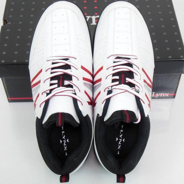 1 jpy *Lynx links LXSH-7569 golf shoes (25.0cm)* light weight spike less / wide width 3E type *