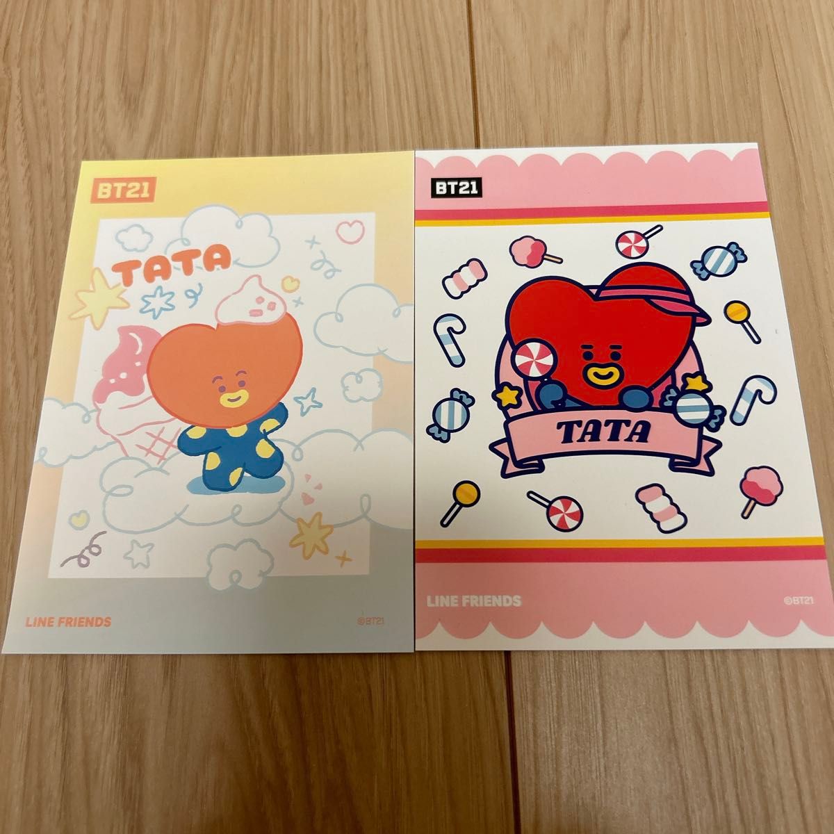 新品！BT21＊ランダムブロマイド TATA 2枚セット