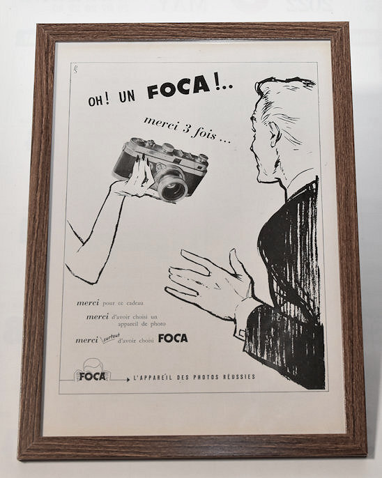 FOCA 1953年　フランス雑誌　オリジナル広告　額付　フォカ_画像1