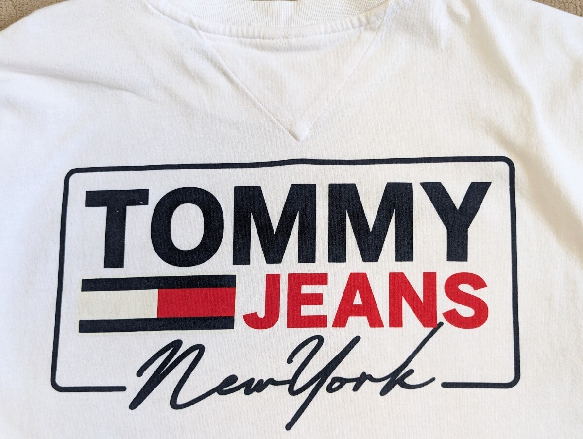 TOMMY JEANS ■半袖ロゴプリントＴシャツ　us M size used 美品_画像5