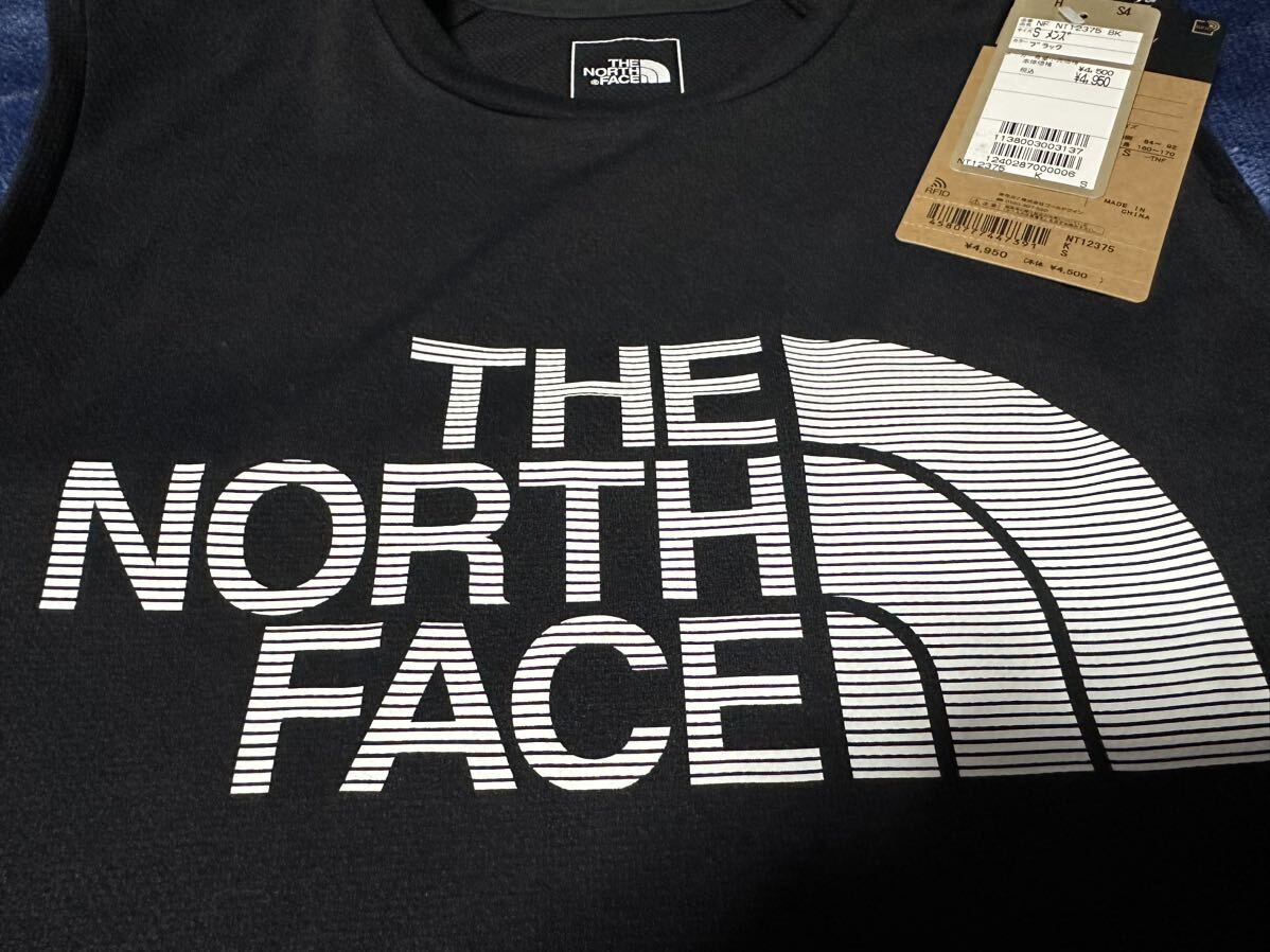 The North Face ブラック S/L GTD Logo Crew Sサイズ ノースリーブTシャツ タンクトップ ランニング 半袖 ノースフェイス_画像3