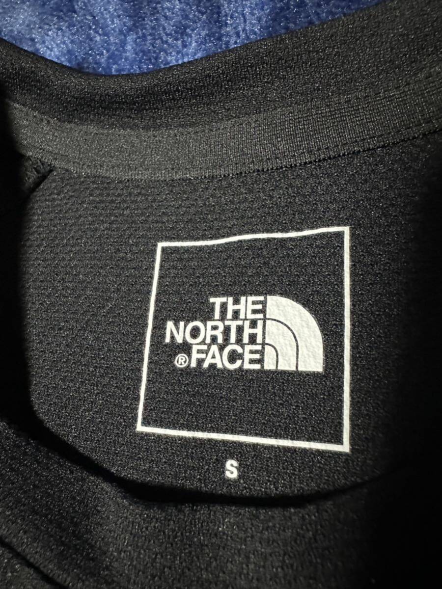 The North Face ブラック S/L GTD Logo Crew Sサイズ ノースリーブTシャツ タンクトップ ランニング 半袖 ノースフェイス_画像4