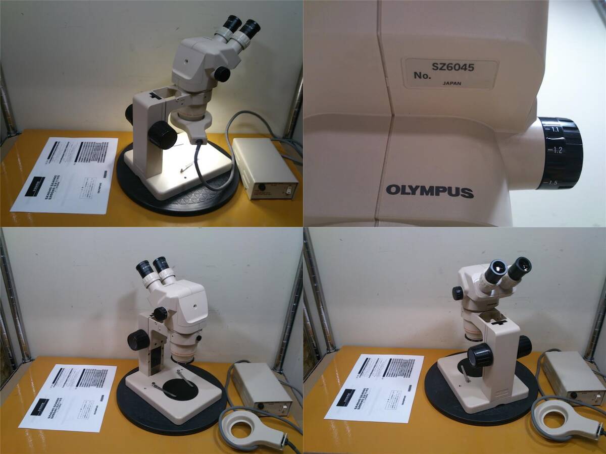 実動品オリンパスSZ6045ズーム双眼実体顕微鏡 歯科技工 模型塗装の画像2