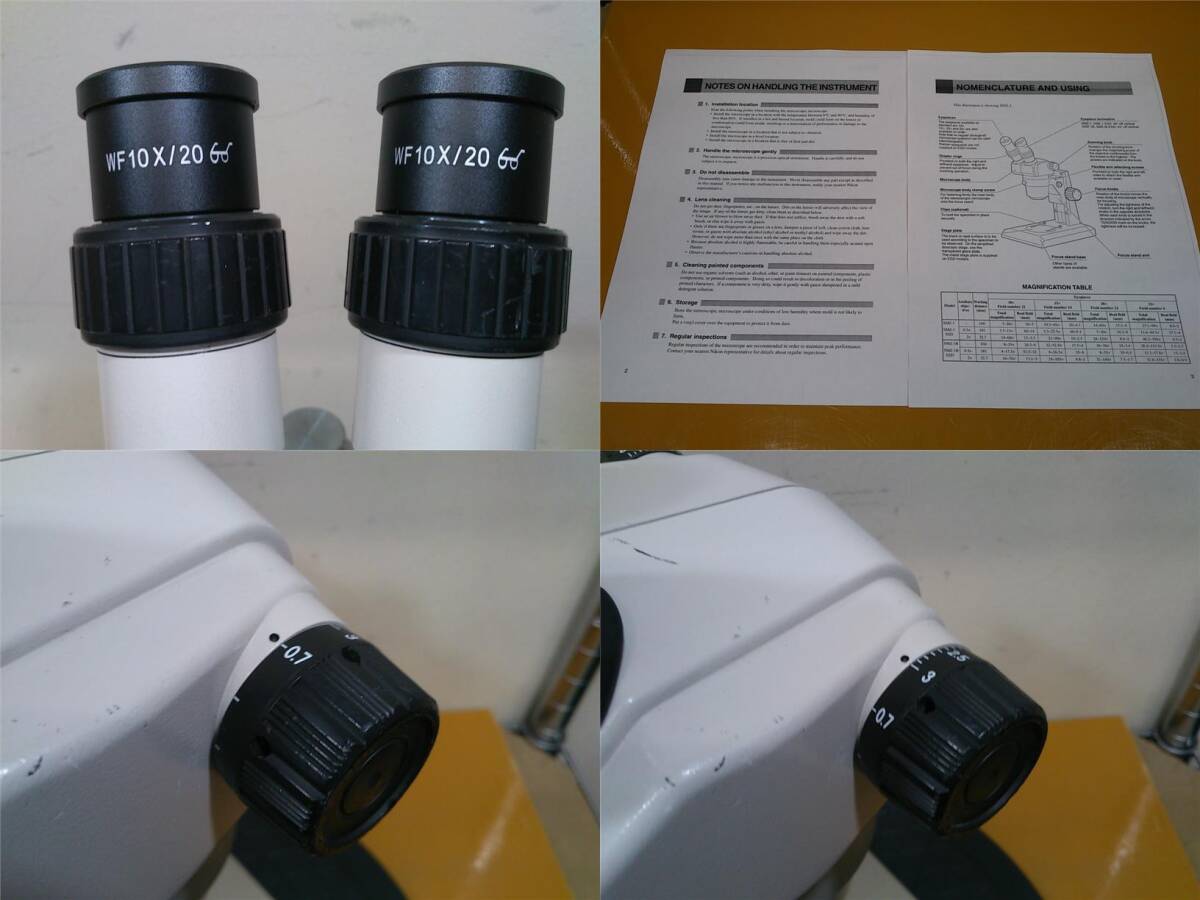  real movement Nikon SMZ-1 zoom type . eye real body microscope glasses correspondence model painting 