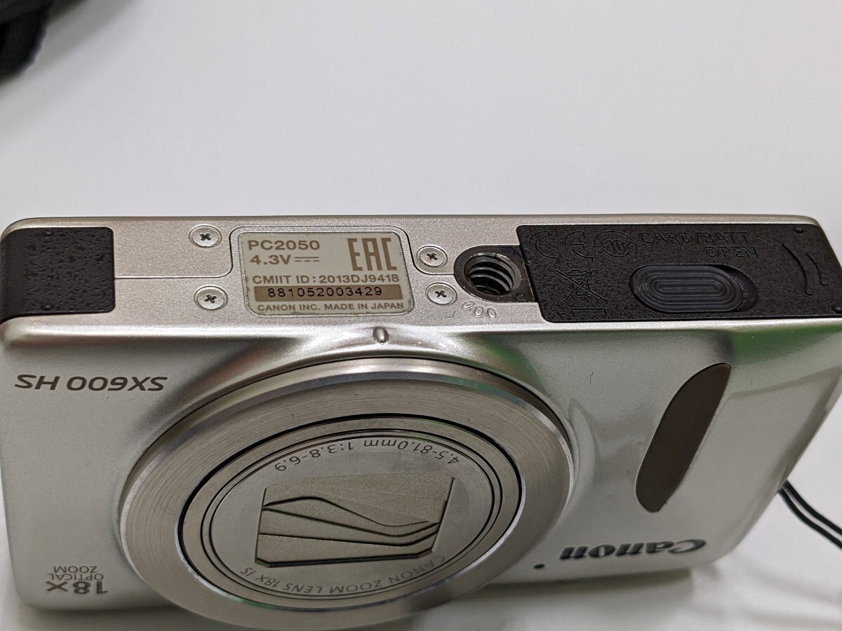 Canon キヤノン PowerShot SX600 HS コンパクトデジタルカメラ 動作品_画像5
