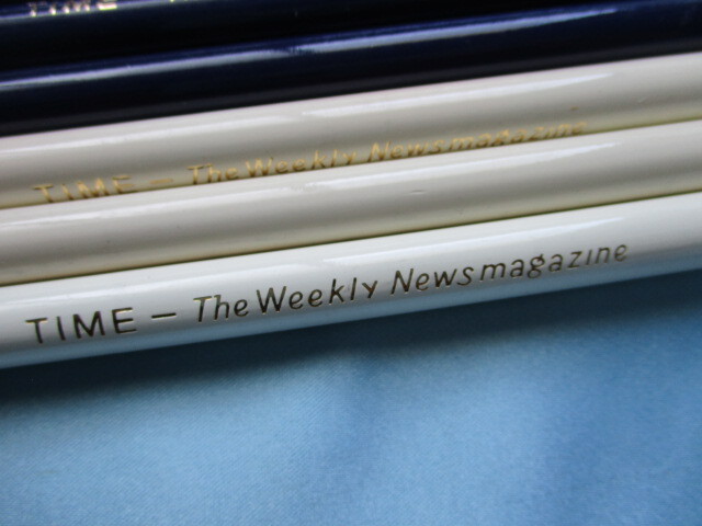 タイム誌　TIME　The Weekly Newsmagazine　鉛筆　９本セット　太め　未使用品_画像4