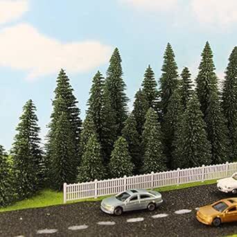 松の木モデル 樹木 モデルツリー ツリー模型 38本 HO OOゲージ用 5.2-12.6cm風景 箱庭 鉄道模型 建物模型 情景_画像2