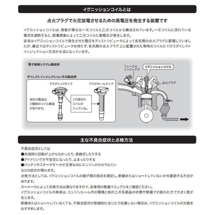 スズキ エブリィワゴン 日立 イグニッションコイル 3本セット U21S02-COIL DA64W K6A 05.08 - 点火コイル スパークコイル 旧 U15S01-COIL_画像3