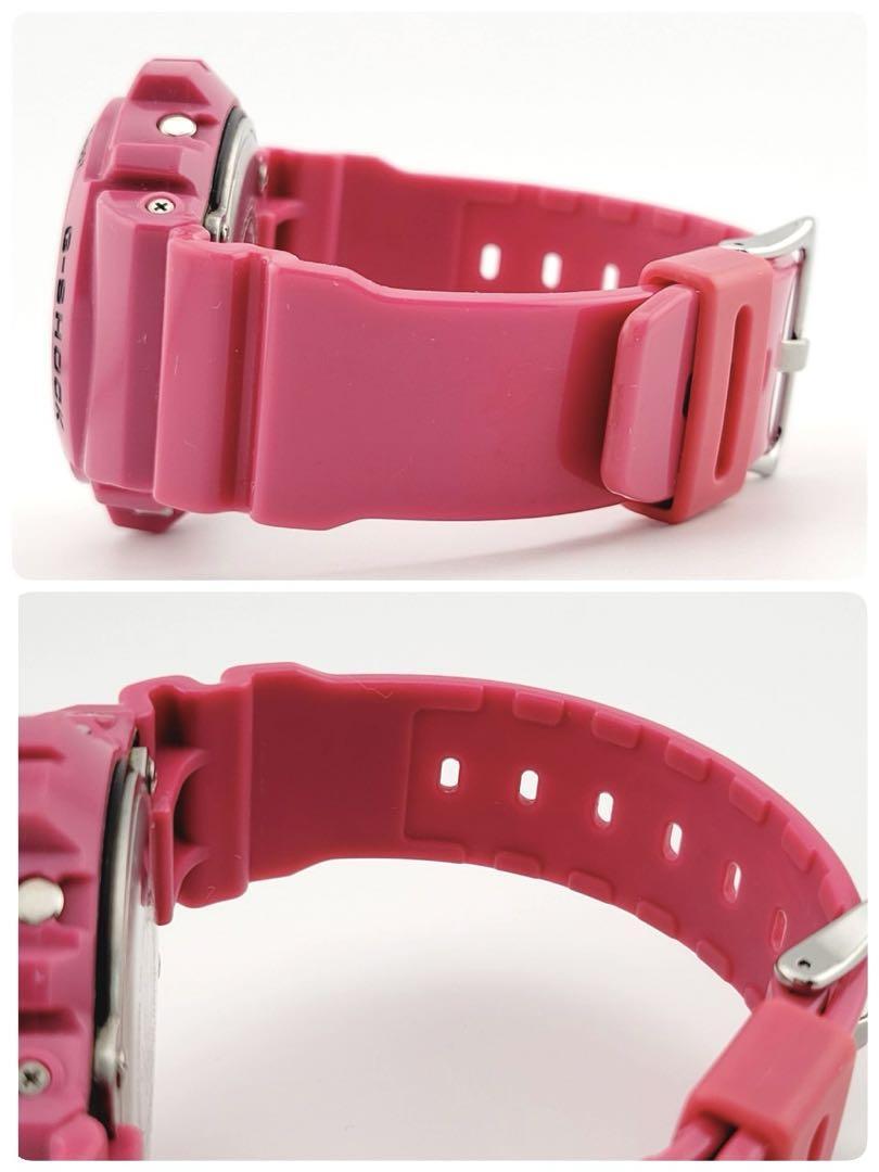 美品 CASIO G-SHOCK カシオ ジーショック DW-6900CS-4JF ピンク クレイジーカラーズ 三つ目 クォーツ 腕時計 デジタル メンズの画像9