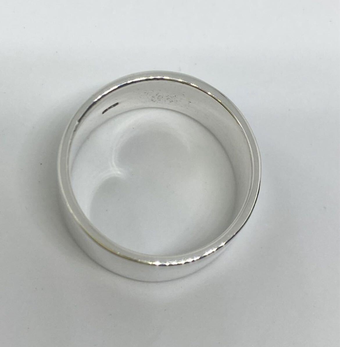 KSG-9w.z2 flat strike .10mm width plain flat strike . silver 925 ring gift ring simple 21 number kn2