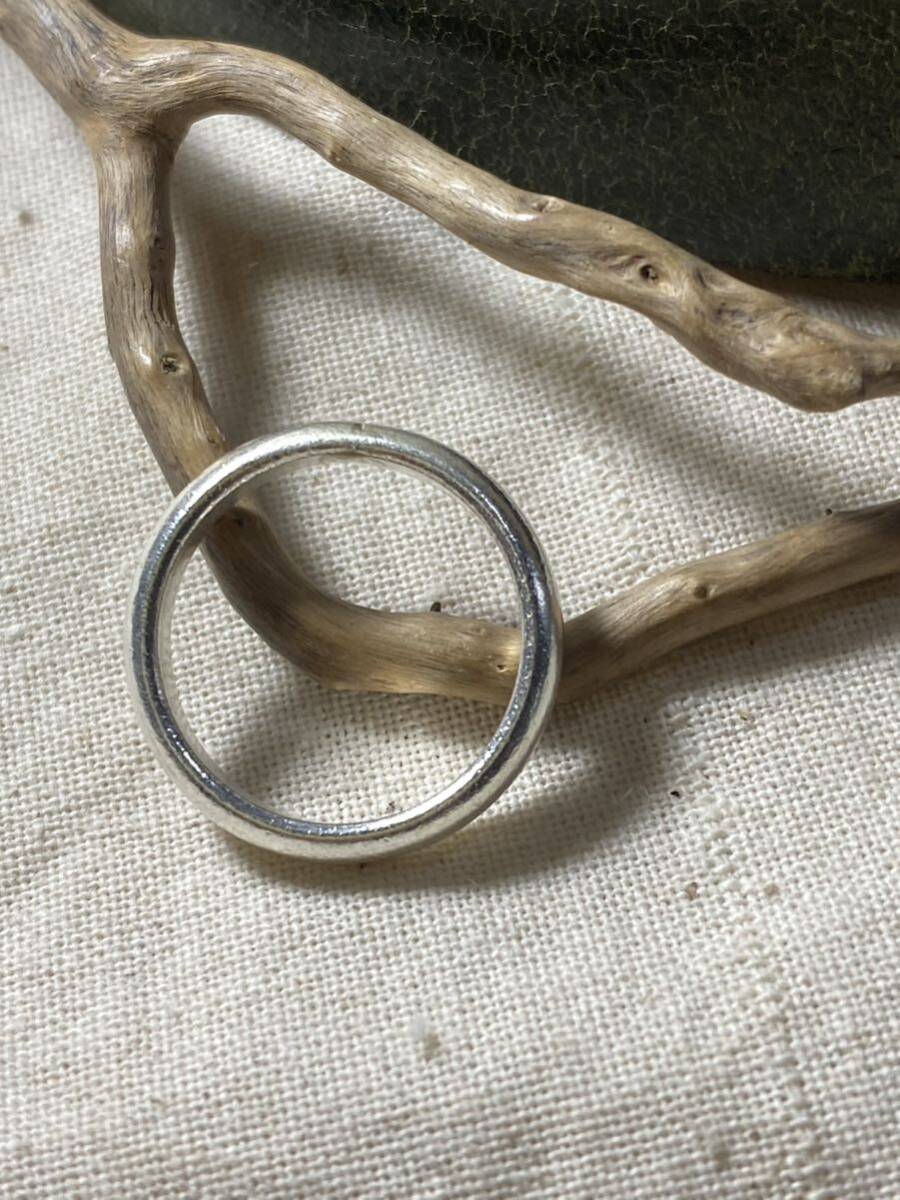 R639dのCてペアリングラウンド　カレンシルバーSILVER COUPLE'S RINGSて6