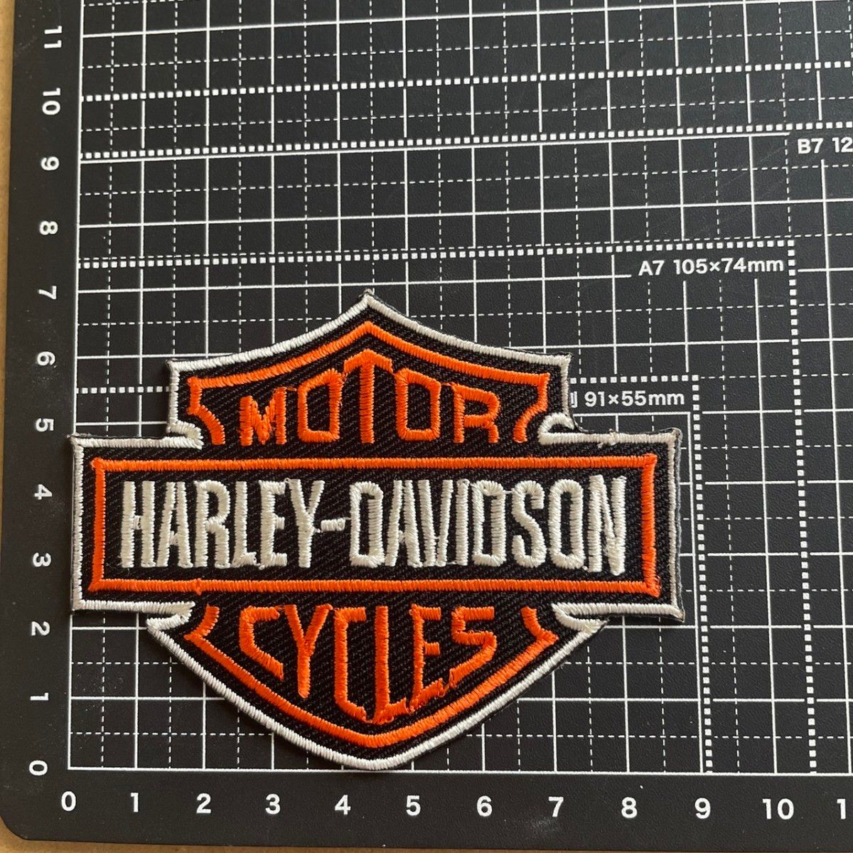 アイロンワッペン 刺繍　ワッペン　Harley- Davidson  バイク 匿名配送 送料無料 3枚セット
