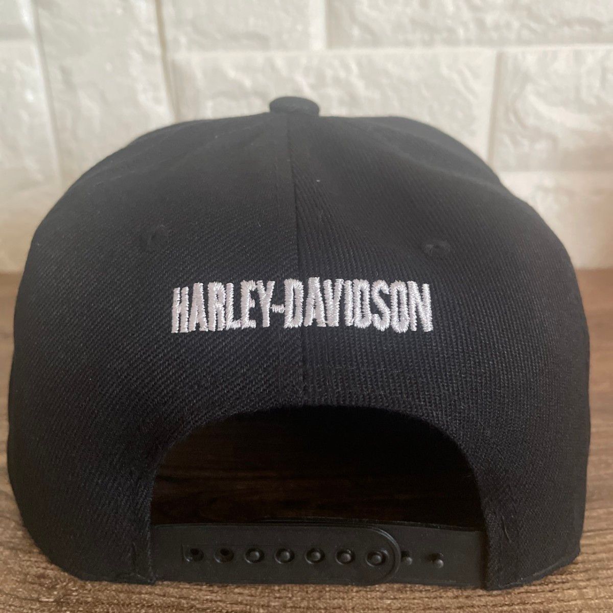 Harley- Davidson  ハーレー  ブラック 黒  キャップ  帽子 メンズ バイク  新品  送料無料
