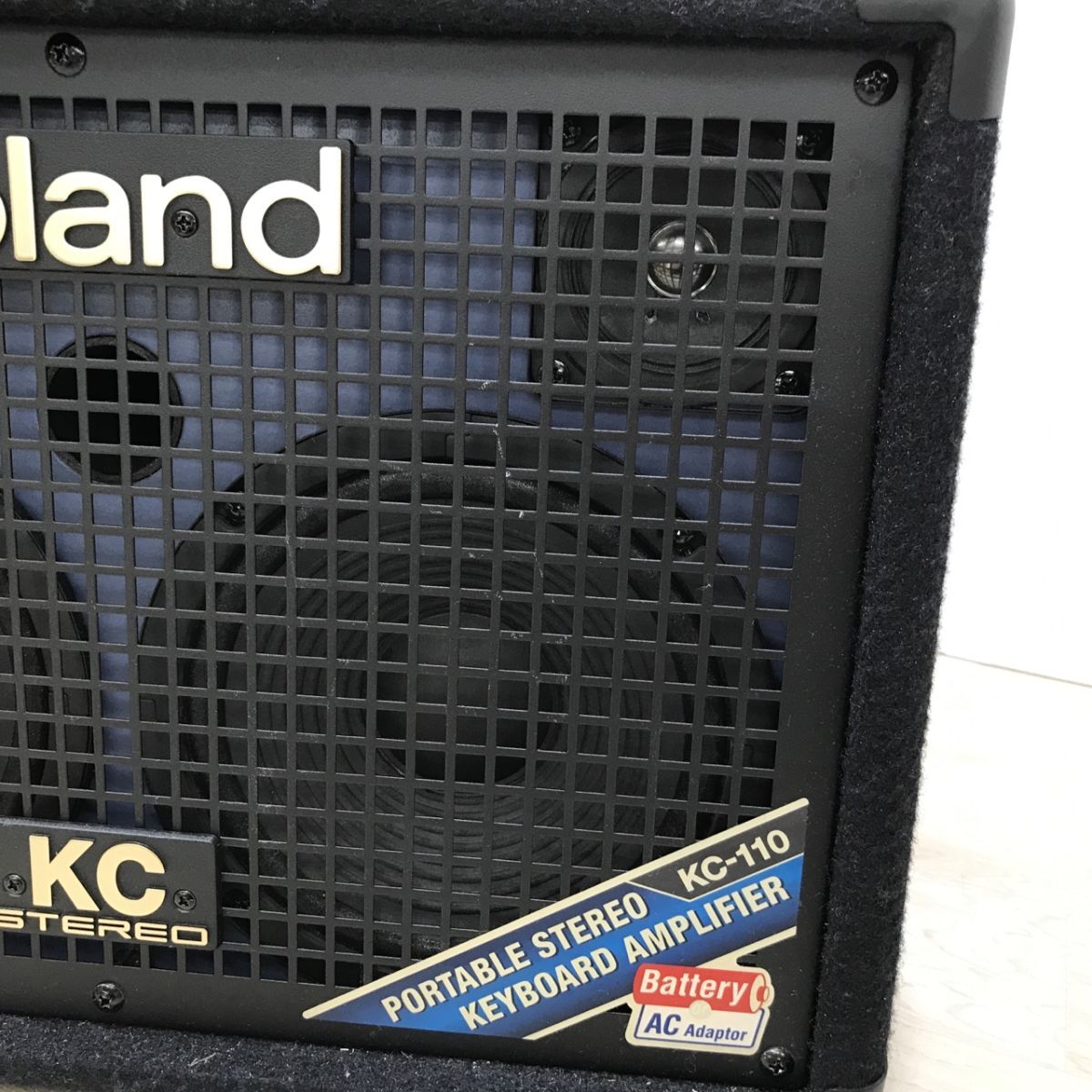 ROLAND Roland стерео клавиатура усилитель KC-110 батарейка box отсутствует [C4155]