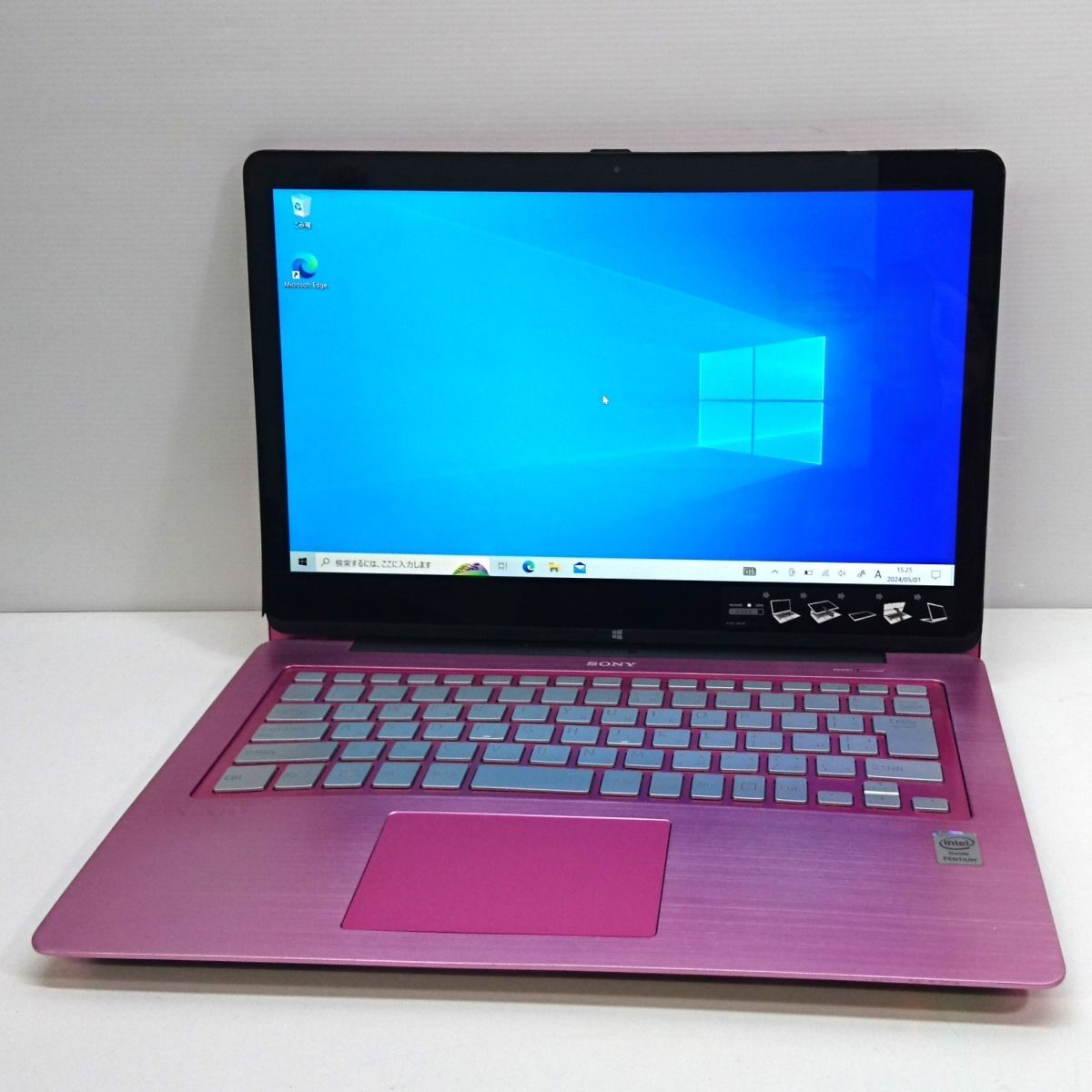 ジャンク SONY VAIO Fit 14A SVF14N29EJP Win10/Pentium Dual-Core 3556U [M8061]_画像1