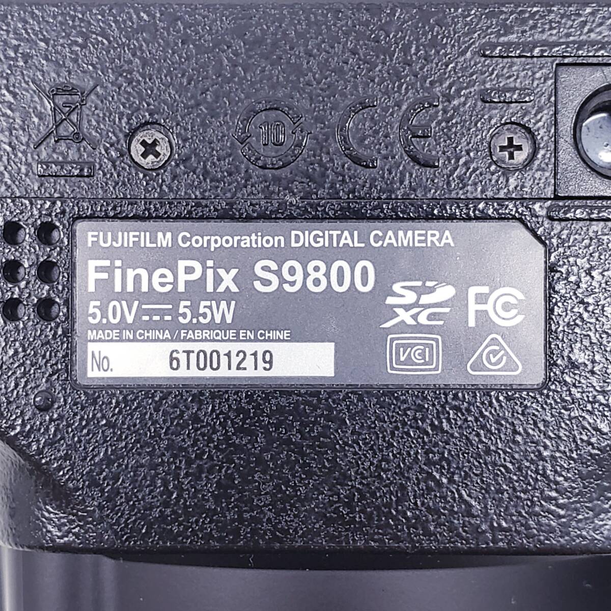 ▲【FUJIFILM/富士フイルム】FinePix S9800 デジタルカメラ レンズ/SUPER EBC FUJINON LENS 50x ZOOM f=4.3-215 1:2.9-6.5 通電確認〇★398_画像7