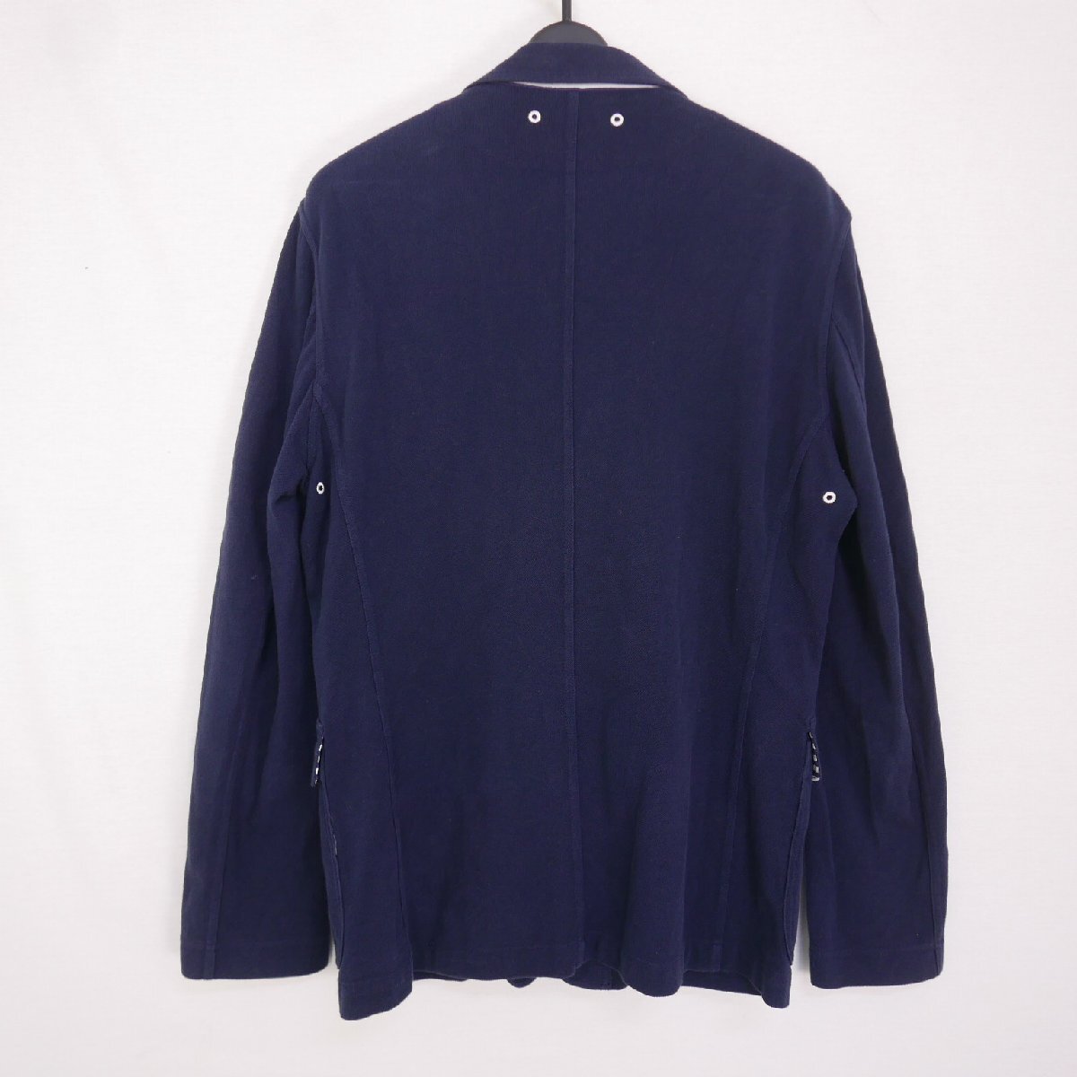 SOPHNET. ソフネット 3 BUTTON UNCONSTRUCTED JACKET メンズ ３ボタン 鹿の子 テーラードジャケット 紺NAVY M SOPH-120059_画像2