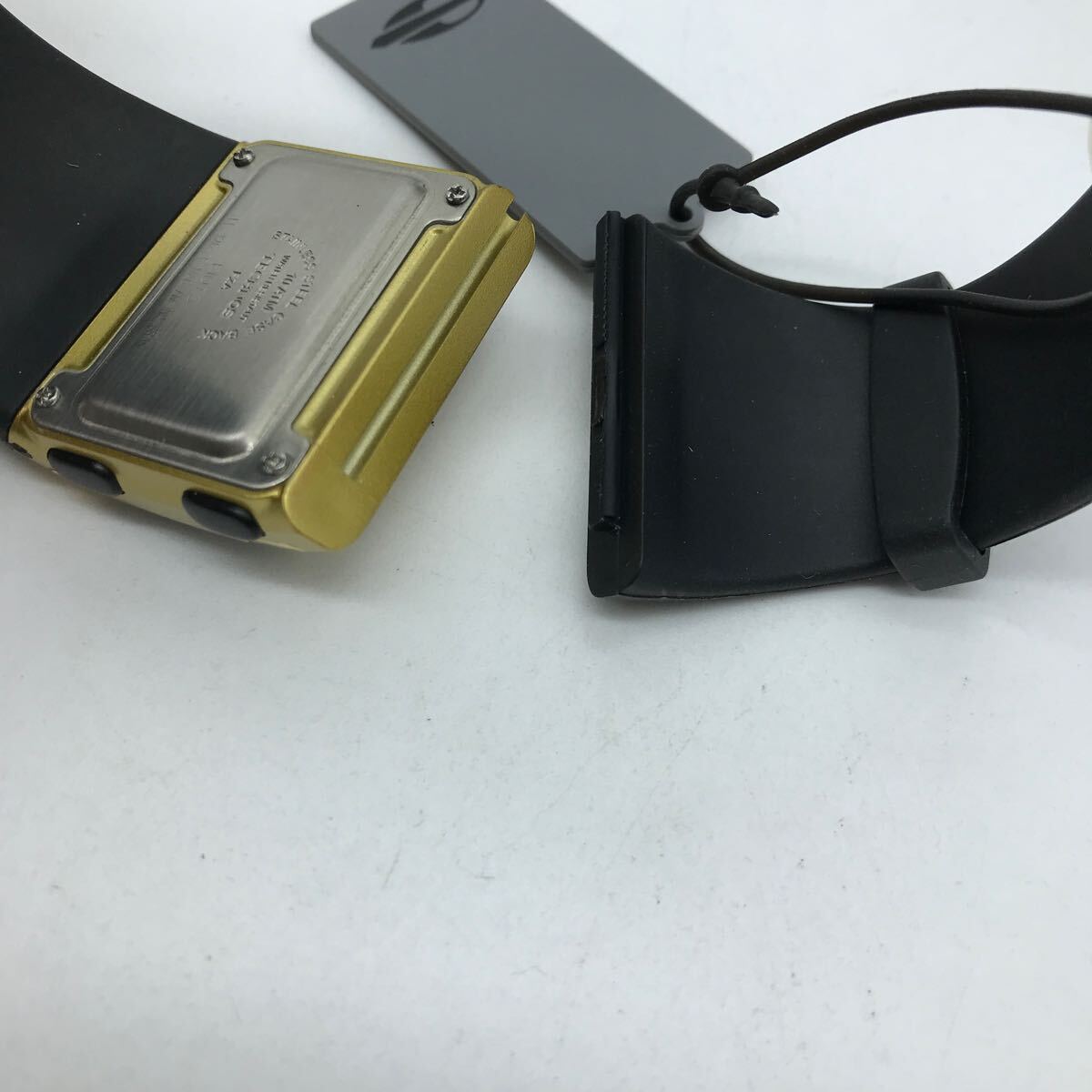 TECHNOS テクノス Mormaii 腕時計 ラバーベルト 着せ替え 箱付き 動作品　Z-2_画像9